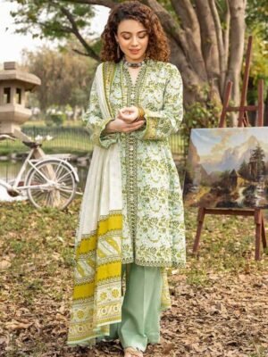 Gul Ahmed - 3 Piece Lawn Printed