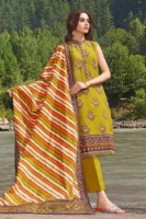 Gul Ahmed - 3 Piece Lawn Printed